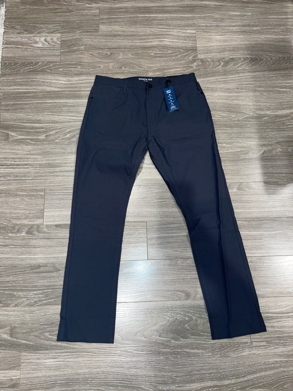 Kenneth Cole Men's Dark Navy Mobility Tech Pants